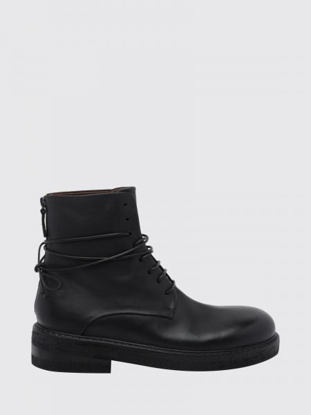 Botas militares Parrucca Marsèll de piel de becerro de ante con cremallera trasera