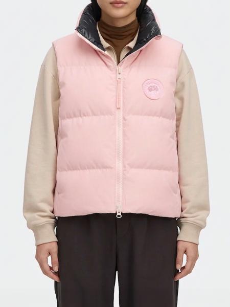 Fallon Quilted Down Gilet Canada Goose in Nylon with Funnel Neck