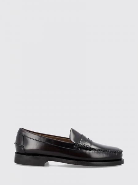 Sebago Classic Dan Smooth Leather Penny Loafers with Leather Sole