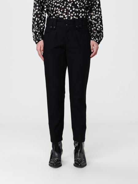 Isabel Marant Birdy Mid-Rise Stretch-Cotton Skinny Trousers