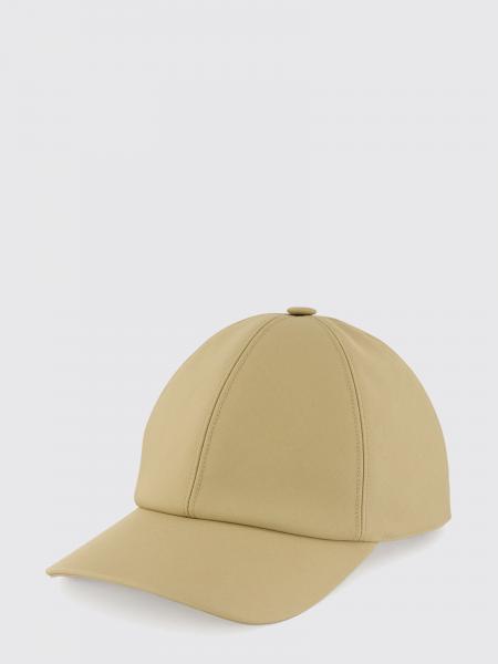 Casquette de baseball Fendi en coton avec visière rigide et logo au dos