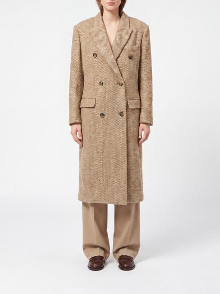ISABEL MARANT ETOILE 필다 롱 더블 브레스티드 울 혼방 코트