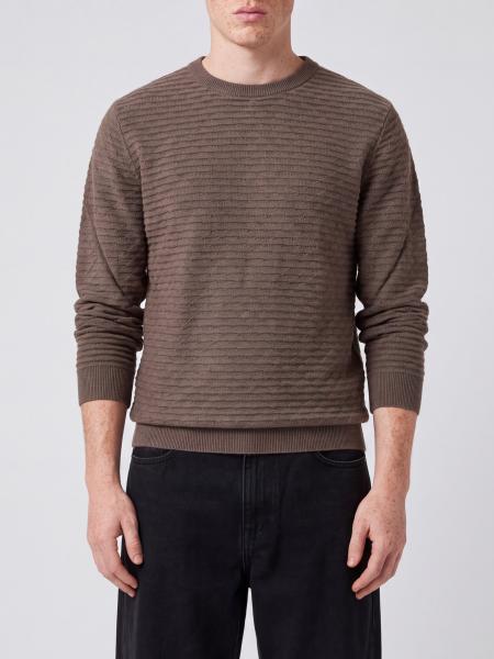 Giorgio Armani Pure Virgin Wool Long-Sleeved Crewneck Jumper