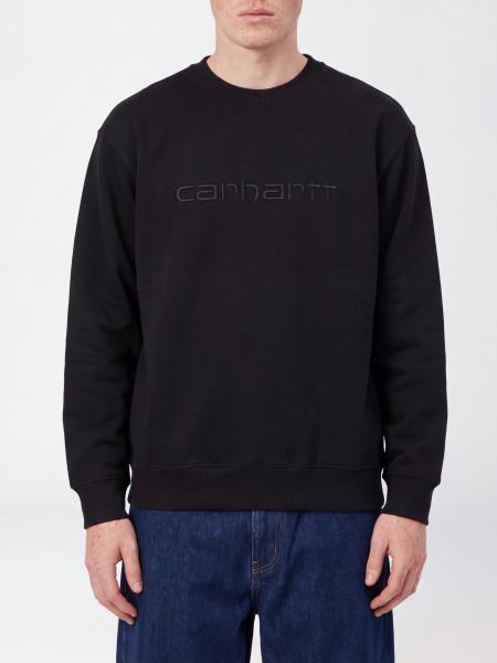 Carhartt Wip Crewneck Sweatshirt in Cotton Blend with Contrast Logo and Drop Shoulders