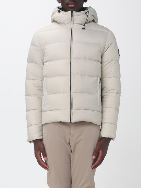 Kurze Stepp-Daunenjacke Fay aus Nylon mit Kapuze und Reißverschluss