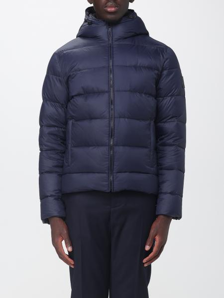 Kurze Stepp-Daunenjacke Fay aus Nylon mit Kapuze und Reißverschluss