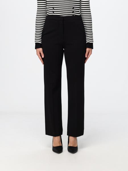 Twinset High-Waisted Cropped Skinny Jersey Trousers