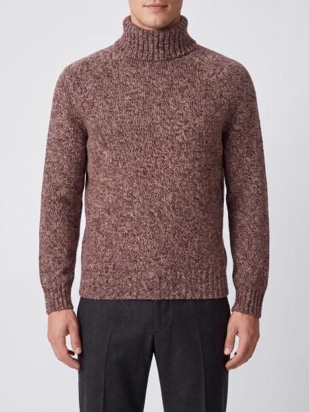Silk, Cashmere and Wool Turtleneck Sweater Brunello Cucinelli with Ribbed Edges
