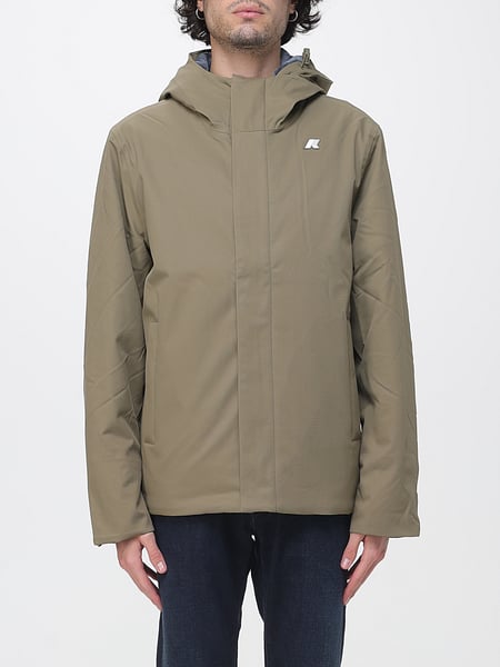 K-WAY Short Waterproof Parka with Hood and PrimaLoft® Padding