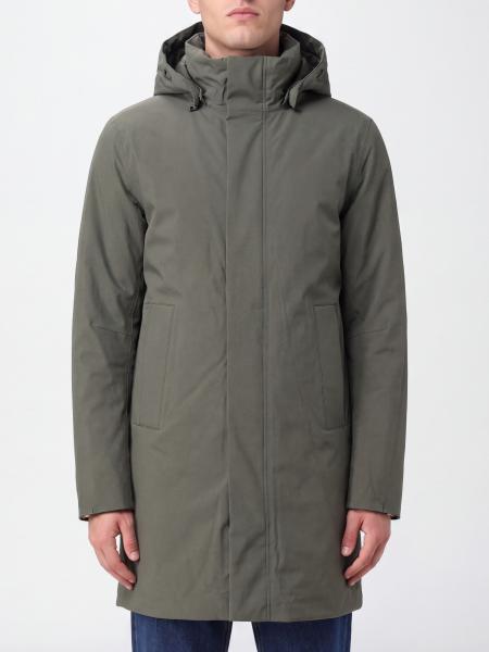 Thomal Knee-Length Windbreaker Jacket K-Way with Removable Hood