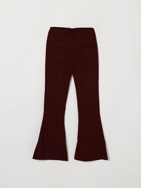 Boy's Flared Knit Trousers N° 21 with Elasticated Waist