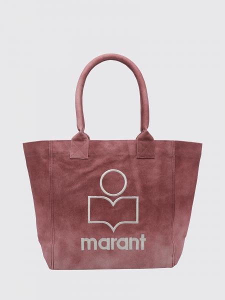 Isabel Marant Yenky Cotton Tote Bag with Contrasting Embroidered Logo