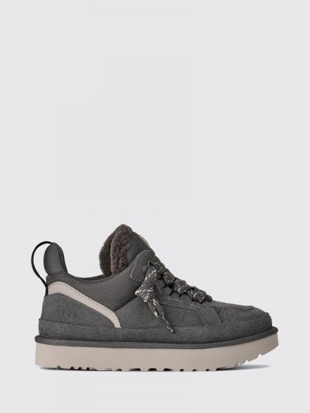 UGG Lowmel Suede Trainers with EVA Sole and Embossed Logo
