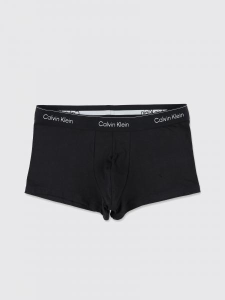 Two-Pack of Stretch Cotton Calvin Klein Boxer Trunks with Logo Waistband