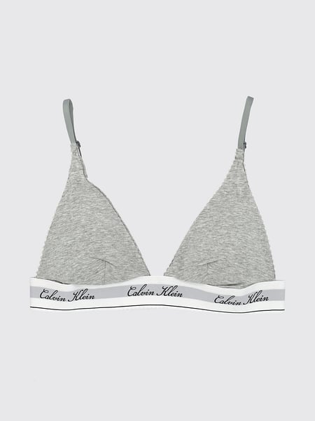 Calvin Klein Triangle Bra in Cotton and Modal with Adjustable Straps
