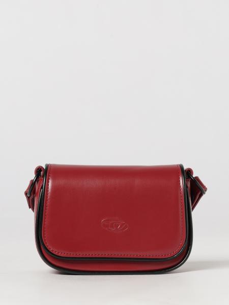 Kid's Mini Crossbody Bag Diesel with Oval D Logo and Flap Closure