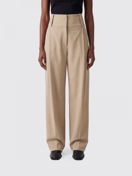 Maßgeschneiderte Palazzo-Hose Sportmax aus Schurwolle mit hoher Taille