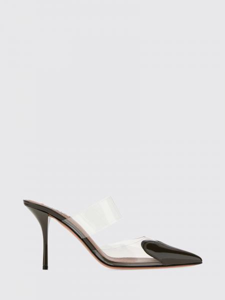 Alaïa Le Cœur Patent Leather and PVC Mules with High Stiletto Heel