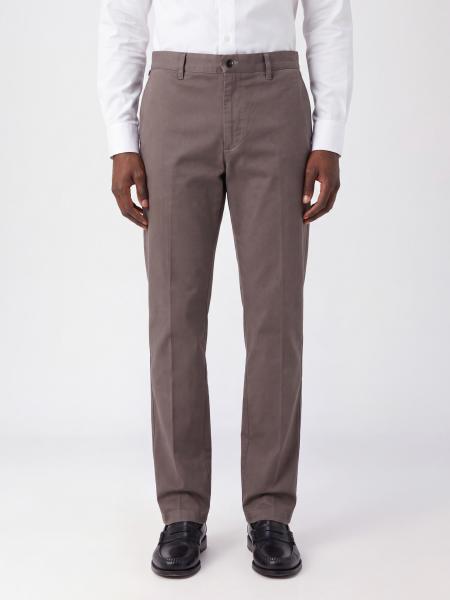 Pantalon chino slim Incotex en coton stretch à taille mi-haute