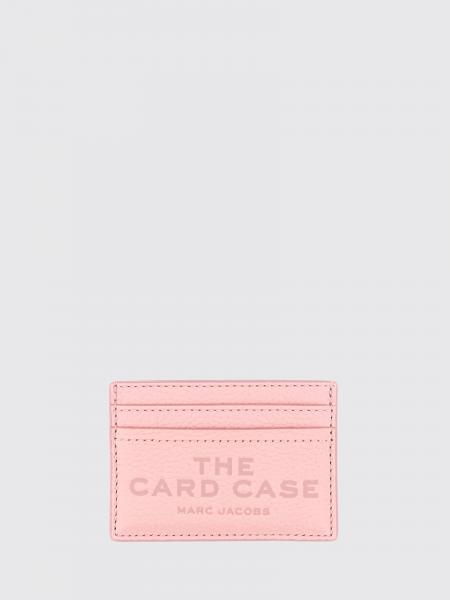 Grained Leather Card Holder Marc Jacobs with Zip Closure and Six Slots