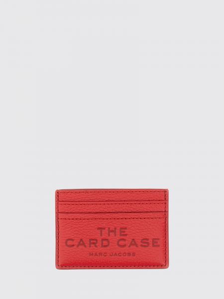 Grained Leather Card Holder Marc Jacobs with Zip Closure and Six Slots