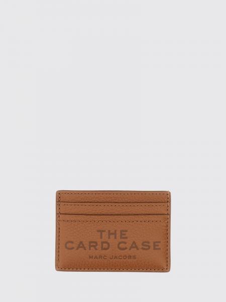 Grained Leather Card Holder Marc Jacobs with Zip Closure and Six Slots