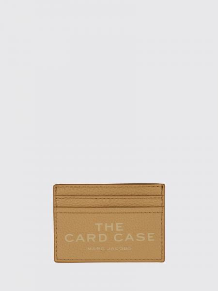 Grained Leather Card Holder Marc Jacobs with Zip Closure and Six Slots