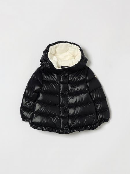 Odile Water-Repellent Nylon Down Jacket Moncler for Girls with Ruffles