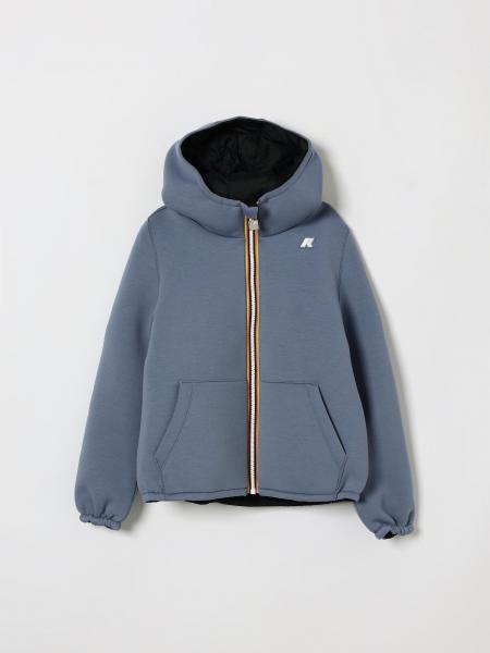 P. Jack Spacer Reversible Hooded Jacket K-Way for Boys with Logo