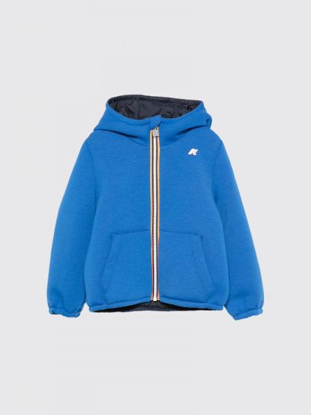 P. Jack Spacer Reversible Hooded Jacket K-Way for Boys with Logo