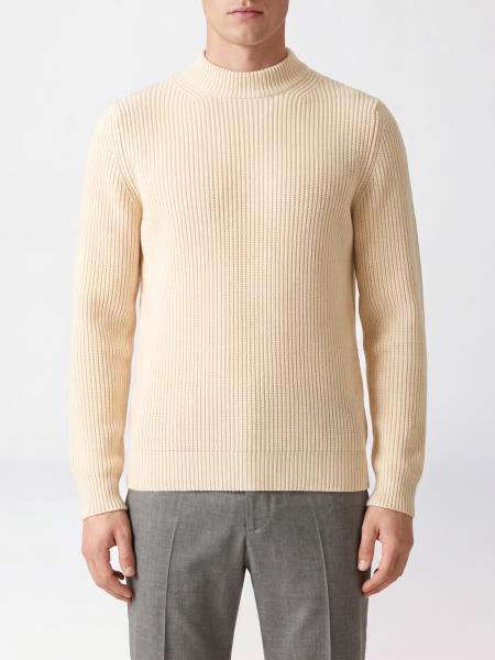 Zanone Ribbed Virgin Wool Crewneck Jumper