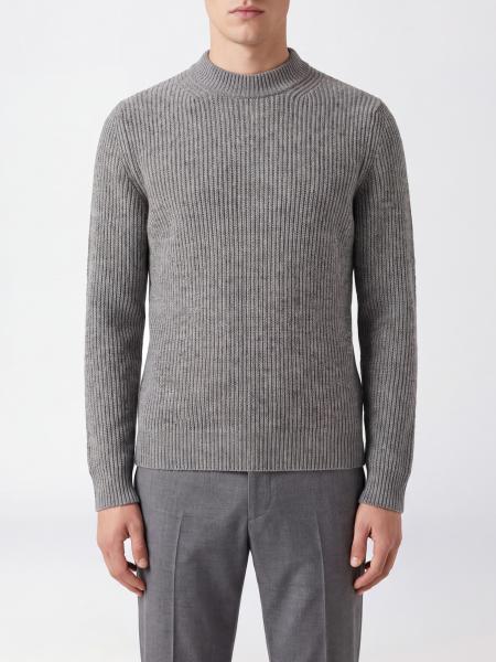 Zanone Ribbed Virgin Wool Crewneck Jumper