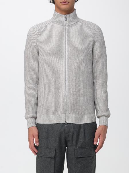 Brunello Cucinelli Roll Neck Zip-Up Cardigan in Pure Cashmere