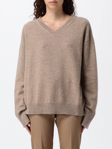 Maglia 'S Max Mara con scollo a V in puro cashmere con spalle cadute