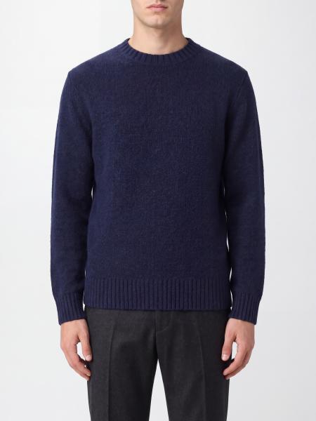 Kangra Wool and Cashmere Blend Crewneck Jumper with Ribbed Trims