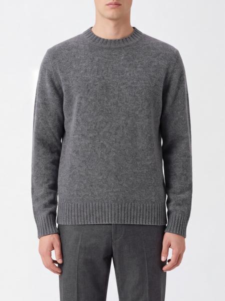 Kangra Wool and Cashmere Blend Crewneck Jumper with Ribbed Trims