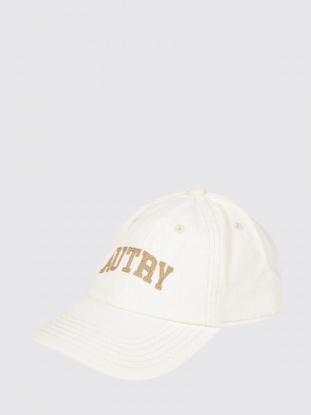 Ribbed Wool Beanie Hat Autry with Turn-Up Cuff and Contrast Logo