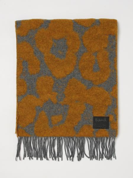 Wollschal mit Animal-Print Paul Smith mit Fransenrändern