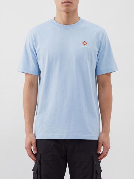 Casablanca Graphic Print Organic Cotton Crewneck T-shirt