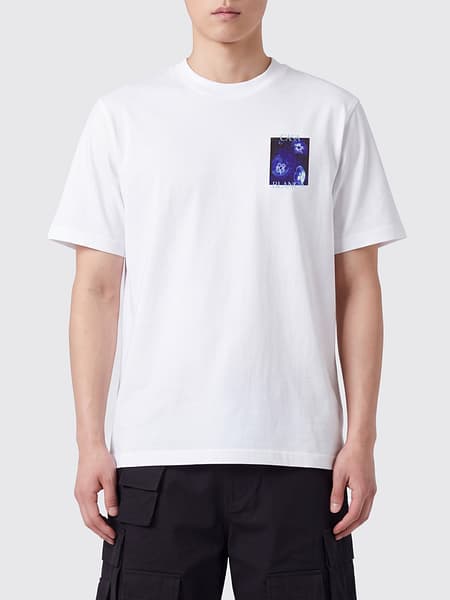 Casablanca Graphic Print Organic Cotton Crew-Neck T-Shirt