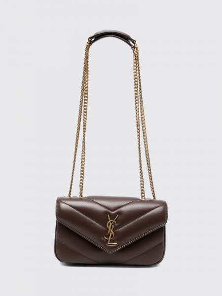 LouLou Mini Shoulder Bag Saint Laurent in Matelassé Lambskin with YSL Monogram
