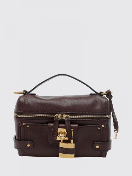 Paddington Mini Chloé Smooth Leather Handbag with Padlock and Strap