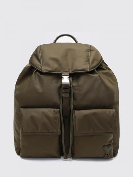 Sac à dos Marcel Ami Paris en polyamide avec fermeture à rabat et bretelles rembourrées