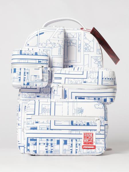 Sprayground Graphic Print Backpack with Coordinated Pouch