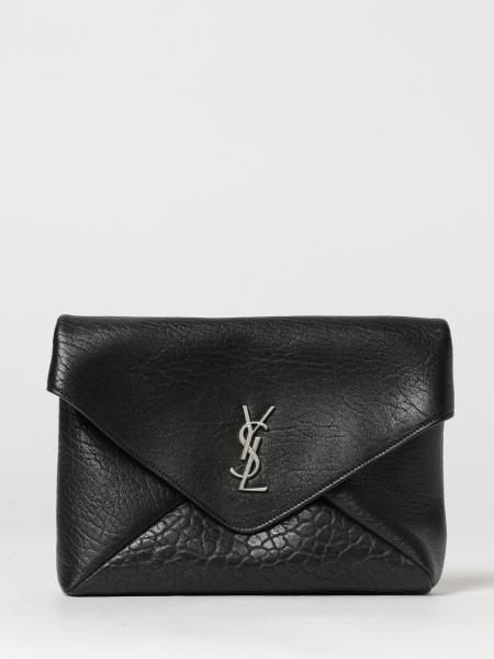 Bolso bandolera Envelope Saint Laurent de piel de cordero con monograma
