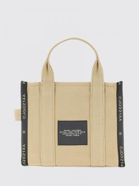 MARC JACOBS The Small Tote Bag 帆布提花徽标手提包