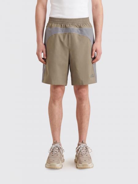 Sportshorts von Balenciaga aus Polyester mit abstraktem Druck und elastischem Bund