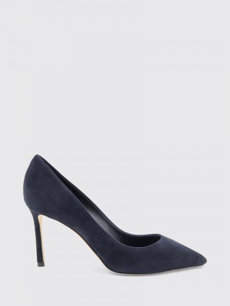Замшевые туфли-лодочки Romy Jimmy Choo на шпильке