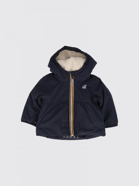 K-Way Boy's Water-Repellent Nylon Down Jacket with Hood and PrimaLoft® Padding