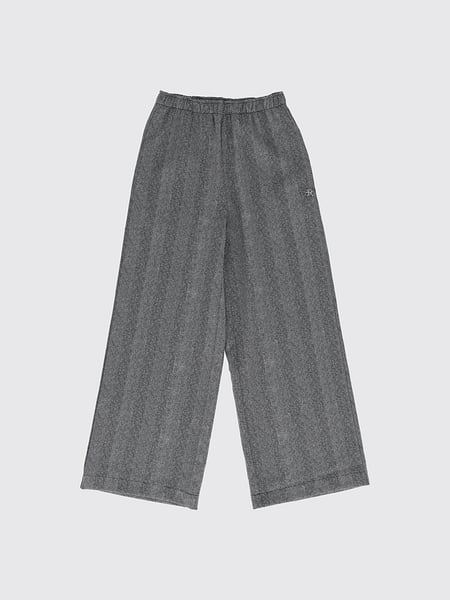 Pantalon palazzo Ermanno Scervino en jersey à motif chevron pour fille
